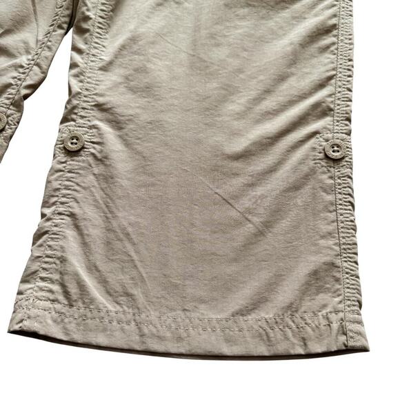 North Face Pants Girls Large Roll Tab Capri Adjustable Nylon Outdoor Hiking - Picture 3 of 15